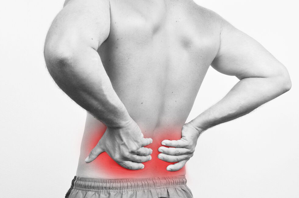 ból pleców w okolicy lędźwiowej